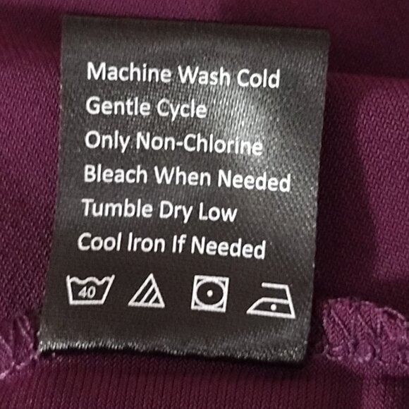 Antthony Originals: 2pc Pull on Mesh Knit Pant Set, Size 2X, Burgundy, Black - Picture 11 of 11